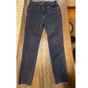 Judy Blue Skinny Jeans Distressed Ankle  Dark Wash‎ Denim Stretch Juniors 11/30